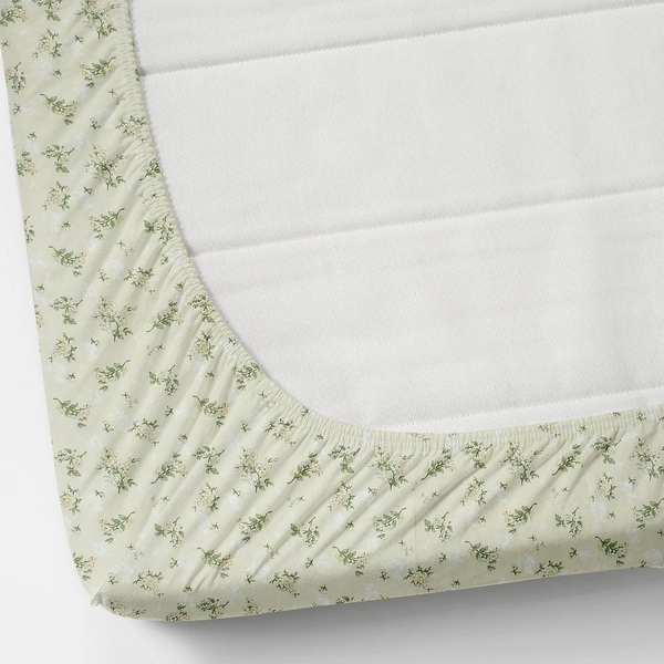 MORADO Premium Glace Cotton King Size Elastic Fitted Bedsheet with 2 Pillow Covers (72x78x8 Inches, Cream) - 72x78x10 Inches, Cream