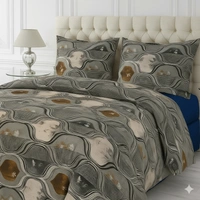 Morado MORADO 190 GSM Flannel Super Soft Warm Double Blanket for Winters - 90x90 Inches, Navy Brown Roses - Navy Brown Roses