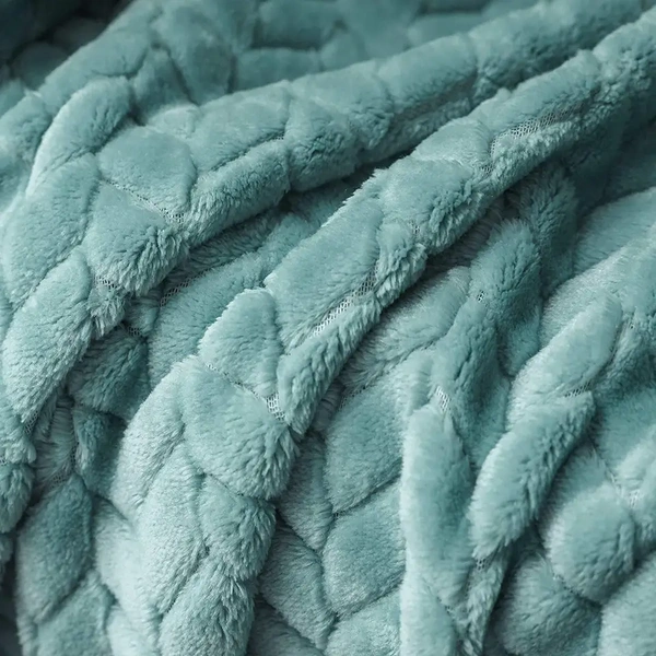 Morado MORADO 190 GSM Flannel Super Soft Warm Single Blanket for Winters - 60x90 Inches, Sea Green - 60x90inches, Asparagus