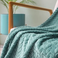 MORADO 190 GSM Flannel Super Soft Warm Double Blanket for Winters - 90x90 Inches, Sea Green - 90x90 inches, Ocean Green