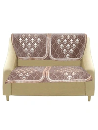 MORADO 7 Seater Sofa Cover Sofa Panel Premium Quality, Chenille for Ultimate Protection and Style Durable, 3+2+2 Settee Slipcover in Brown, - Brown
