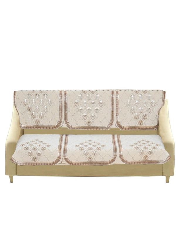 MORADO 7 Seater Sofa Cover Sofa Panel Premium Quality, Chenille for Ultimate Protection and Style Durable, 3+2+2 Settee Slipcover in Off White, - Off White