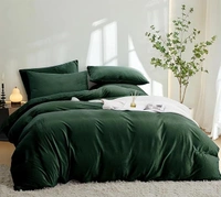 MORADO 190 GSM Flannel Super Soft Warm Double Bed Quilt Cover/Duvet Cover/Rajai Cover/Blanket Cover for Winters with Zipper -90x100 Inches, Olive - 90x100 Inches, Olive