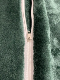 MORADO 190 GSM Flannel Super Soft Warm Double Bed Quilt Cover/Duvet Cover/Rajai Cover/Blanket Cover for Winters with Zipper -90x100 Inches, Olive - 90x100 Inches, Olive