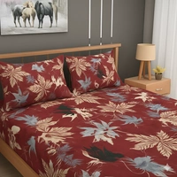 Morado MORADO 190 GSM Flannel Super Soft Warm Double Blanket for Winters - 90x90 Inches, Red - 90x90 Inches, Red