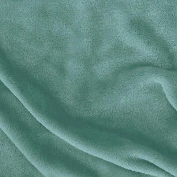 MORADO 190 GSM Flannel Super Soft Warm Double Bed Quilt Cover/Duvet Cover/Rajai Cover/Blanket Cover for Winters with Zipper -90x100 Inches, Sea Green - 90x100 Inches, Sea Green