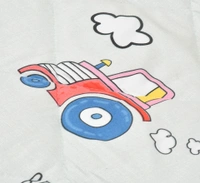 MORADO Glace Cotton Printed Reversible 150 GSM AC Comforter/Quilt/Blanket for Single Bed (60x90 Inches) Off White - 90x100 Inches, Off White