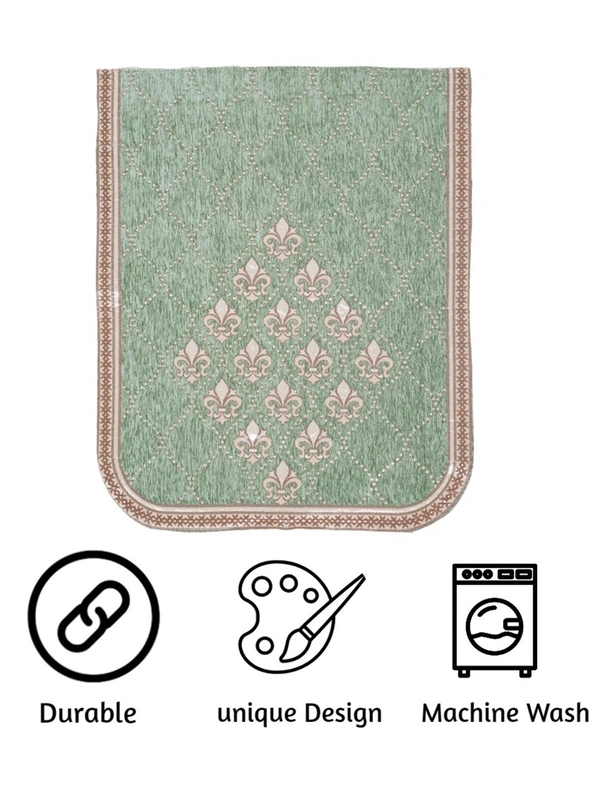 MORADO 7 Seater Sofa Cover Sofa Panel Premium Quality, Chenille for Ultimate Protection and Style Durable, 3+2+2 Settee Slipcover in Light Green, - Light Green