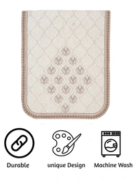 MORADO Chenille 3 Seater Sofa Covers Slip Cover for Living Room, Drawing Room and Office (3 Sitting Sofa Cover - Off White) - Off White