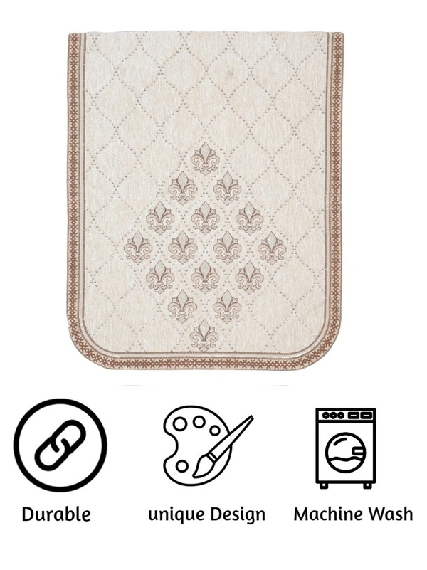 MORADO 7 Seater Sofa Cover Sofa Panel Premium Quality, Chenille for Ultimate Protection and Style Durable, 3+2+2 Settee Slipcover in Off White, - Off White