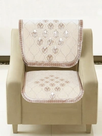 MORADO 5 Seater Sofa Cover Sofa Panel Premium Quality, Chenille for Ultimate Protection and Style Durable, 3+1+1 Settee Slipcover in Off White, - Off White