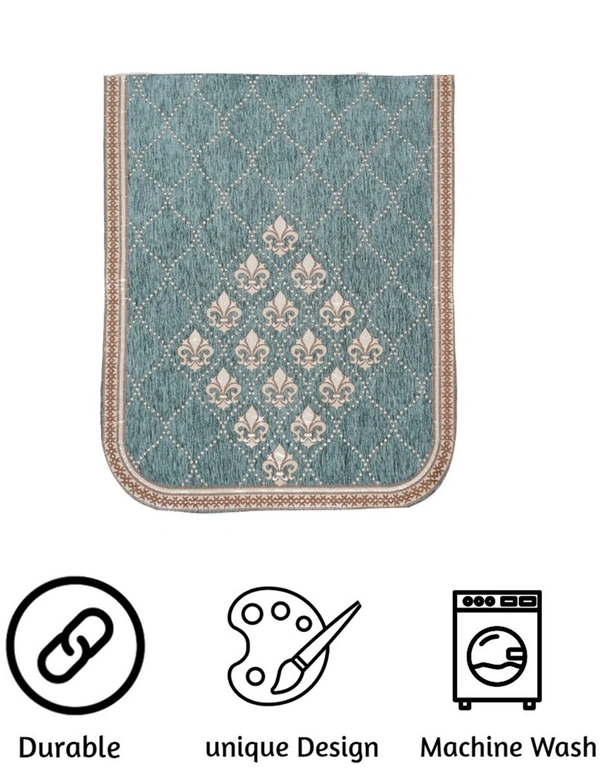 MORADO Chenille 3 Seater Sofa Covers Slip Cover for Living Room, Drawing Room and Office (3 Sitting Sofa Cover - Sea Green) - Sea green