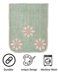 MORADO 5 Seater Sofa Cover Sofa Panel Premium Quality, Chenille for Ultimate Protection and Style Durable, 3+1+1 Settee Slipcover in Light Green, - Light Green