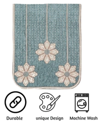 MORADO 7 Seater Sofa Cover Sofa Panel Premium Quality, Chenille for Ultimate Protection and Style Durable, 3+2+2 Settee Slipcover in Sea Green, - Sea Green