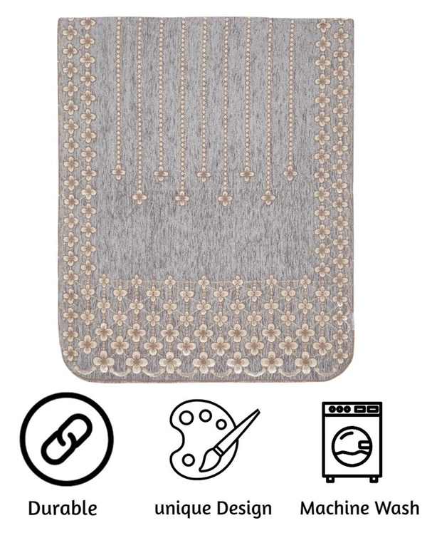 MORADO 7 Seater Sofa Cover Sofa Panel Premium Quality, Chenille for Ultimate Protection and Style Durable, 3+2+2 Settee Slipcover in Light Grey, - Light Grey