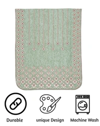 MORADO 5 Seater Sofa Cover Sofa Panel Premium Quality, Chenille for Ultimate Protection and Style Durable, 3+1+1 Settee Slipcover in Light Green, - Light Green