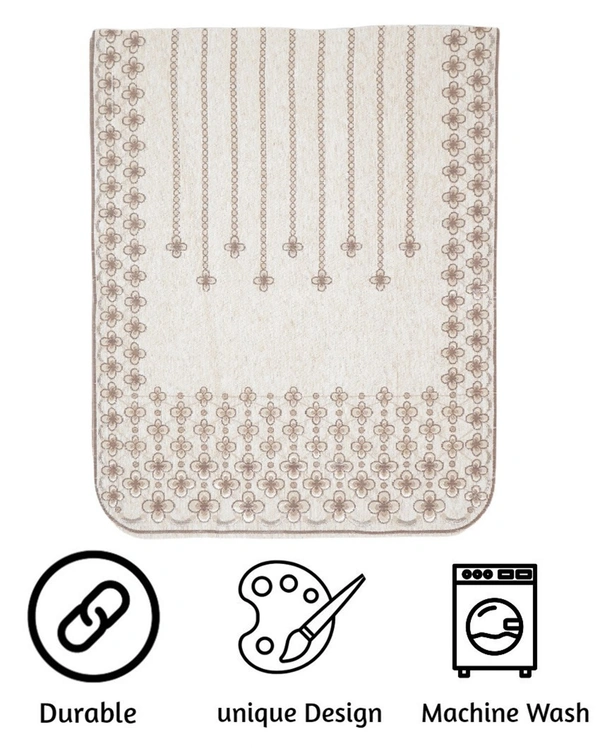 MORADO 5 Seater Sofa Cover Sofa Panel Premium Quality, Chenille for Ultimate Protection and Style Durable, 3+1+1 Settee Slipcover in Off White, - Off White