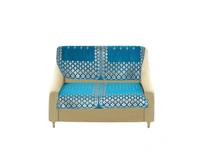 MORADO 7 Seater Sofa Cover Sofa Panel Premium Quality, Chenille for Ultimate Protection and Style Durable, 3+2+2 Settee Slipcover in Sea Green, - Aqua