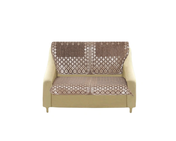 MORADO 7 Seater Sofa Cover Sofa Panel Premium Quality, Chenille for Ultimate Protection and Style Durable, 3+2+2 Settee Slipcover in Brown, - Brown