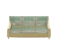 MORADO 7 Seater Sofa Cover Sofa Panel Premium Quality, Chenille for Ultimate Protection and Style Durable, 3+2+2 Settee Slipcover in Light Green, - Light Green