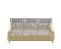 MORADO 7 Seater Sofa Cover Sofa Panel Premium Quality, Chenille for Ultimate Protection and Style Durable, 3+2+2 Settee Slipcover in Light Grey, - Light Grey