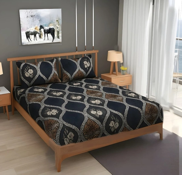 Morado MORADO 190 GSM Flannel Super Soft Warm Double Blanket for Winters - 90x90 Inches, Navy Brown - 90X90 Inches