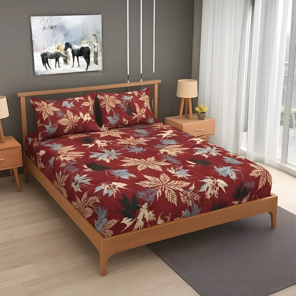 Morado MORADO 190 GSM Flannel Super Soft Warm Double Blanket for Winters - 90x90 Inches, Red - 90x90 Inches, Red