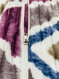 MORADO 190 GSM Flannel Super Soft Warm Double Bed Quilt Cover/Duvet Cover/Rajai Cover/Blanket Cover for Winters with Zipper -90x100 Inches, White & Pink - 90x100 Inches, White & Pink