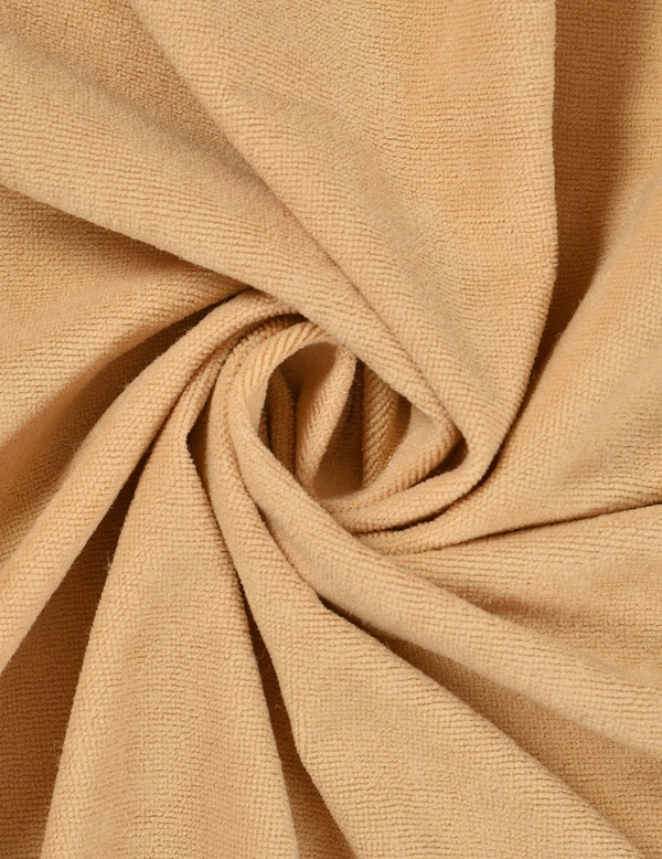 MORADO Water Resistant Terry Cotton Queen/King Size Elastic Fitted Mattress Protector (72x78x12 inches - Fits Up to 12 inches Mattress), Beige - 72x78x12 Inches, Beige