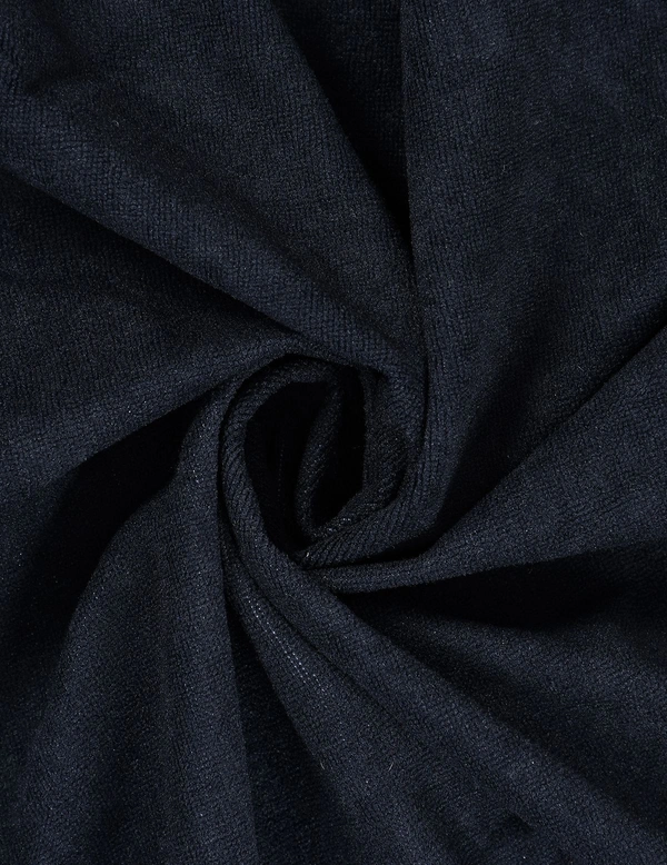 MORADO Water Resistant Terry Cotton Queen/King Size Elastic Fitted Mattress Protector (60x78x12 inches - Fits Up to 12 inches Mattress), Navy Blue - 60x78x12 Inches, NavyBlue