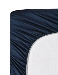 MORADO Water Resistant Terry Cotton Queen/King Size Elastic Fitted Mattress Protector (60x78x12 inches - Fits Up to 12 inches Mattress), Navy Blue - 60x78x12 Inches, NavyBlue