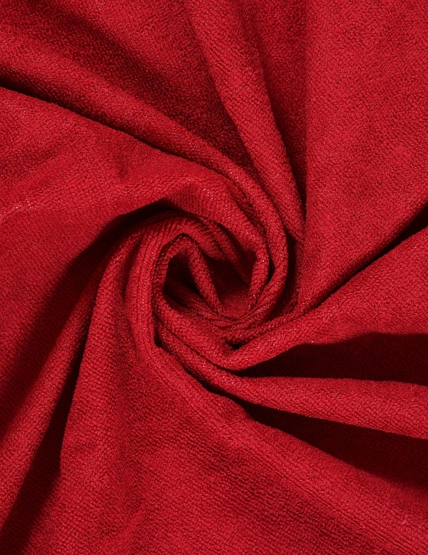 MORADO Water Resistant Terry Cotton Queen/King Size Elastic Fitted Mattress Protector (60x78x12 inches - Fits Up to 12 inches Mattress), Maroon - 60x78x12 Inches, Maroon