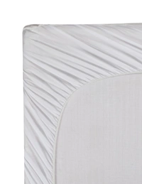 MORADO Water Resistant Terry Cotton Queen/King Size Elastic Fitted Mattress Protector (60x78x12 inches - Fits Up to 12 inches Mattress), White - 60x78x12 Inches, White