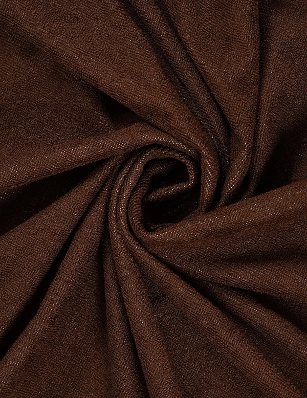 MORADO Water Resistant Terry Cotton Queen/King Size Elastic Fitted Mattress Protector (60x78x12 inches - Fits Up to 12 inches Mattress), Brown - 60x78x12 Inches, Brown