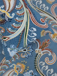 MORADO Glace Cotton 5 Pcs Quilted Bedding Set | Double Bed Size Bedsheet With 2 Pillow Covers And 2 Filled Cushions (90x100 Inches - Blue) - 90x100 Inches, Blue