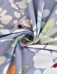 MORADO Glace Cotton King Size Bedsheet with 2 Pillow Covers with Frill (108x108, Inches) - 108x108 Inches, Grey