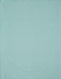MORADO Glace Cotton Double Duvet Cover/Rajai Cover/Blanket Cover with Zipper (90x100 Inches, Green Hexagon) - 90x100 Inches, Green