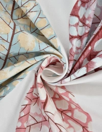 MORADO Glace Cotton King Size Bedsheet with 2 Pillow Covers with Frill (108x108, Inches) - 108x108 Inches, Offwhite