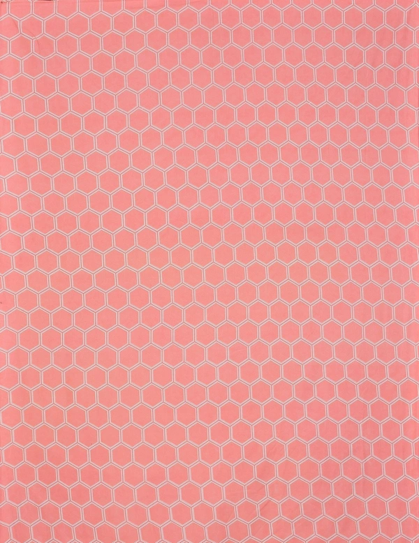 MORADO Glace Cotton Double Duvet Cover/Rajai Cover/Blanket Cover with Zipper (90x100 Inches, Carrot) - 90x100 Inches, Carrot