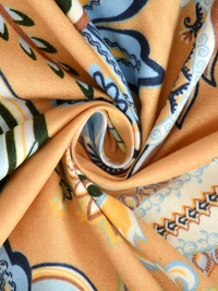 MORADO Glace Cotton Single Duvet Cover/Rajai Cover/Blanket Cover with Zipper (60x90 Inches) - 60x90 Inches, Mustard