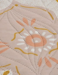 MORADO Glace Cotton Luxury Ultrasonic Printed Lightweight All Season Bedspreads/Quilted Bed Cover With 2 King Size Pillow Covers - (90x100 inches - Multicolor) - 90x100 Inches, Purple