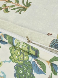 MORADO Glace Cotton Double Duvet Cover/Rajai Cover/Blanket Cover with Zipper (90x100 Inches) - 90x100 Inches, Green