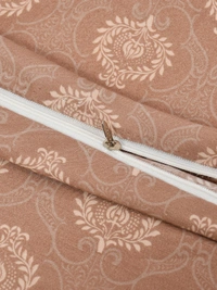 MORADO Glace Cotton Single Duvet Cover/Rajai Cover/Blanket Cover with Zipper (60x90 Inches) - 60x90 Inches, Brown