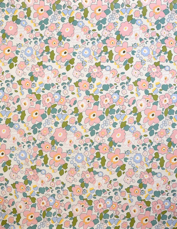 MORADO Glace Cotton 210 TC Double Bed Size Reversible Quilt Cover/Duvet Cover/Rajai Cover/Blanket Cover with Zipper (90x100 Inches) - 90x100 Inches