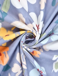 MORADO Glace Cotton 5 Pcs Frill Bedding Set | Double Bed Size Bedsheet with 2 Pillow Covers and 2 Filled Cushions (108x108 Inches - Grey) - 108x108 Inches, Grey