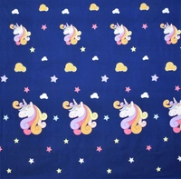 MORADO Glace Cotton Double Bed Quilt Cover / Duvet Cover / Rajai Cover / Blanket Cover with Zipper (90x100 Inches) - Blue