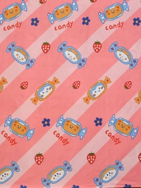 MORADO Glace Cotton Double Bed Quilt Cover / Duvet Cover / Rajai Cover / Blanket Cover with Zipper (90x100 Inches) - Pink