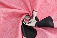 MORADO Glace Cotton Double Bed Quilt Cover / Duvet Cover / Rajai Cover / Blanket Cover with Zipper (90x100 Inches) - Pink