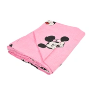 MORADO Glace Cotton Double Bed Quilt Cover / Duvet Cover / Rajai Cover / Blanket Cover with Zipper (90x100 Inches) - Pink