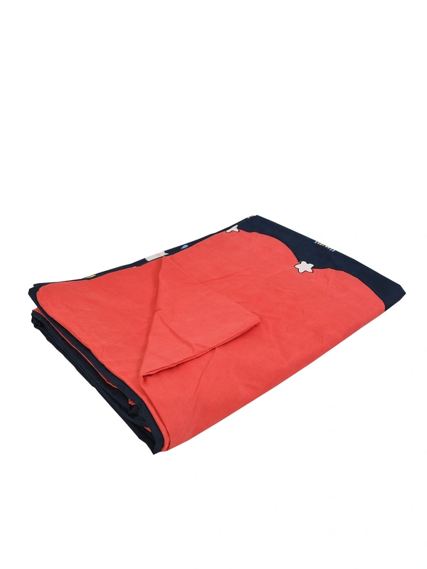 MORADO Glace Cotton Double Bed Quilt Cover / Duvet Cover / Rajai Cover / Blanket Cover with Zipper (90x100 Inches) - Multicolor